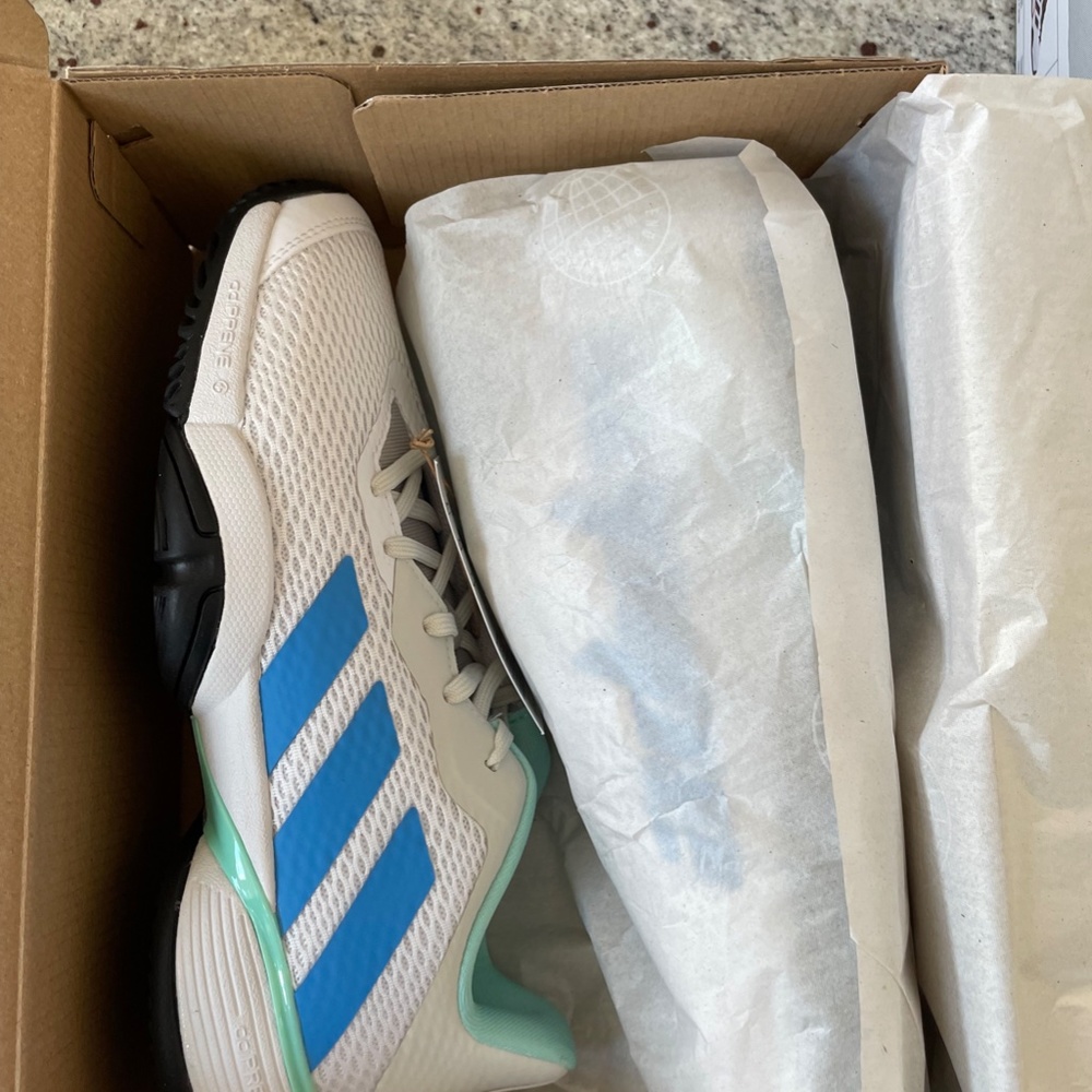 Kids Unisex Barricade Tennis Shoes from Adidas - Picture 6 of 12